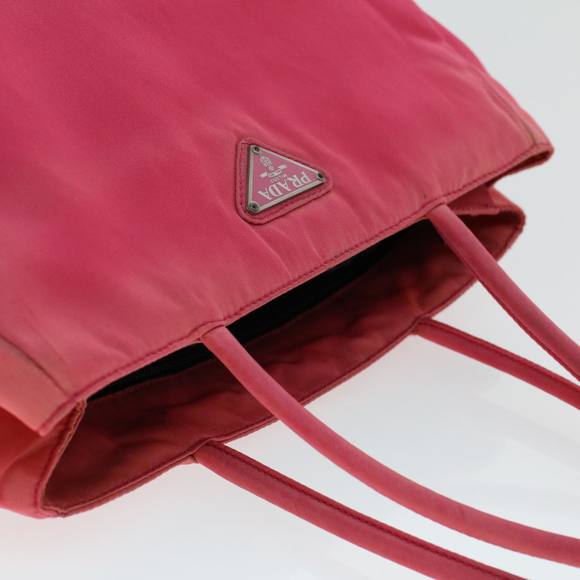 PRADA Hand Bag Nylon Pink Auth 45819 - Picture 6 of 16